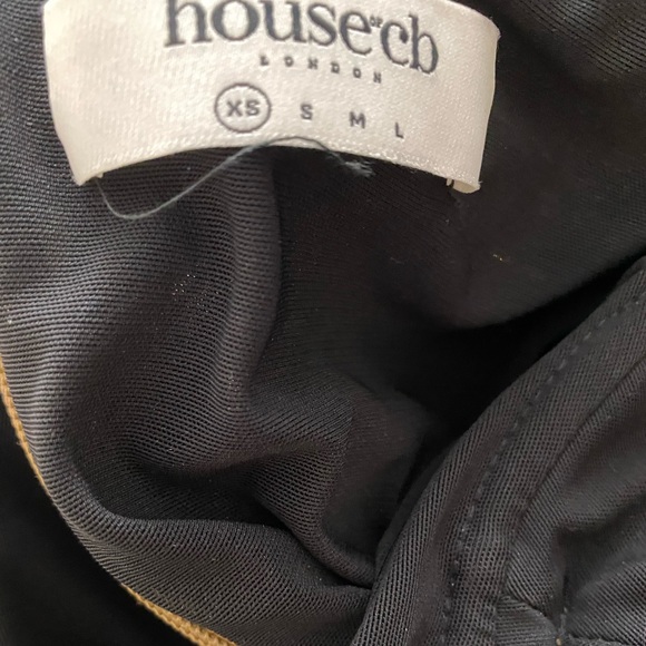 House of CB Dresses House Of Cb Gold Midi Dress Poshmark